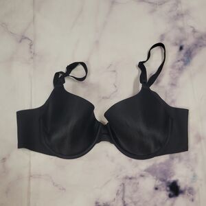 Warmer's Black Seamless Underwire Bra